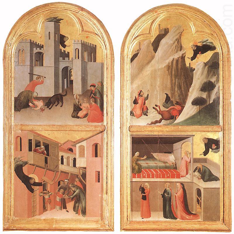 Simone Martini Blessed Agostino Novello Altarpiece china oil painting image